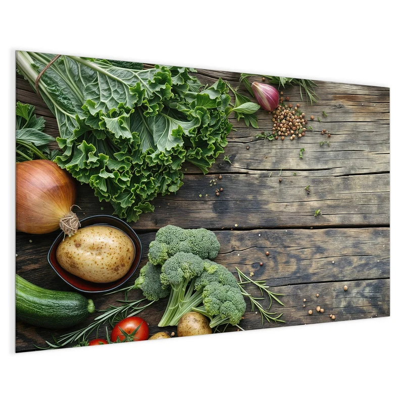 Magnettafel - Brokkoli und Grünkohl