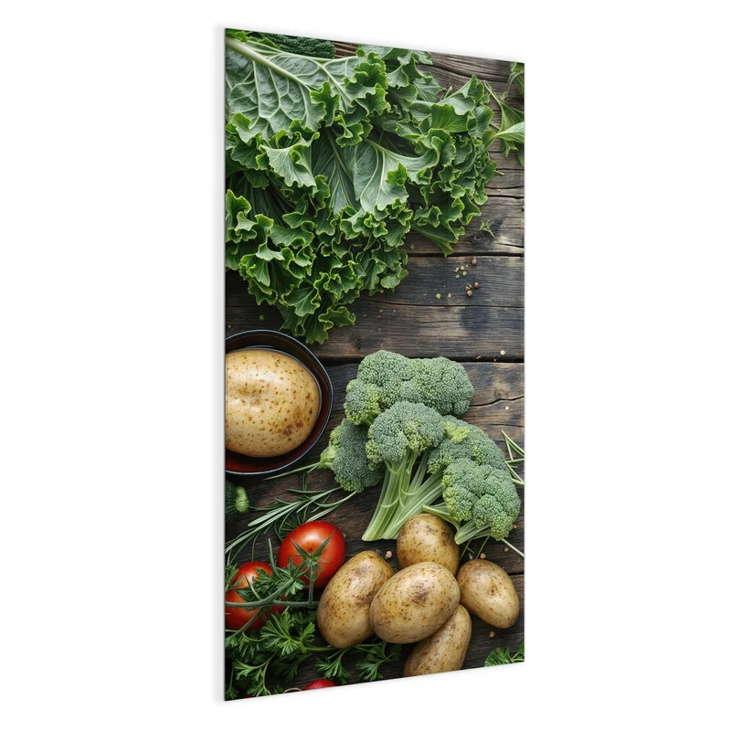 Magnettafel - Brokkoli und Grünkohl