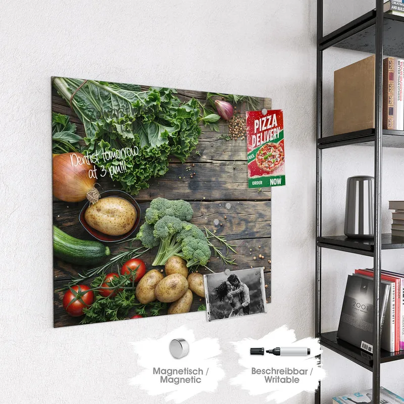 Magnettafel - Brokkoli und Grünkohl