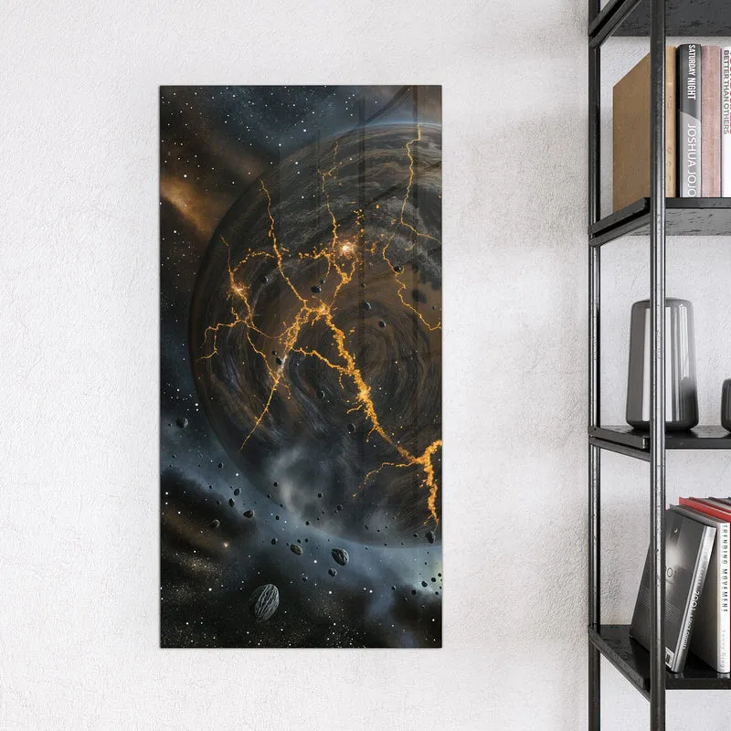 Magnettafel - Planeten mit Lavarissen