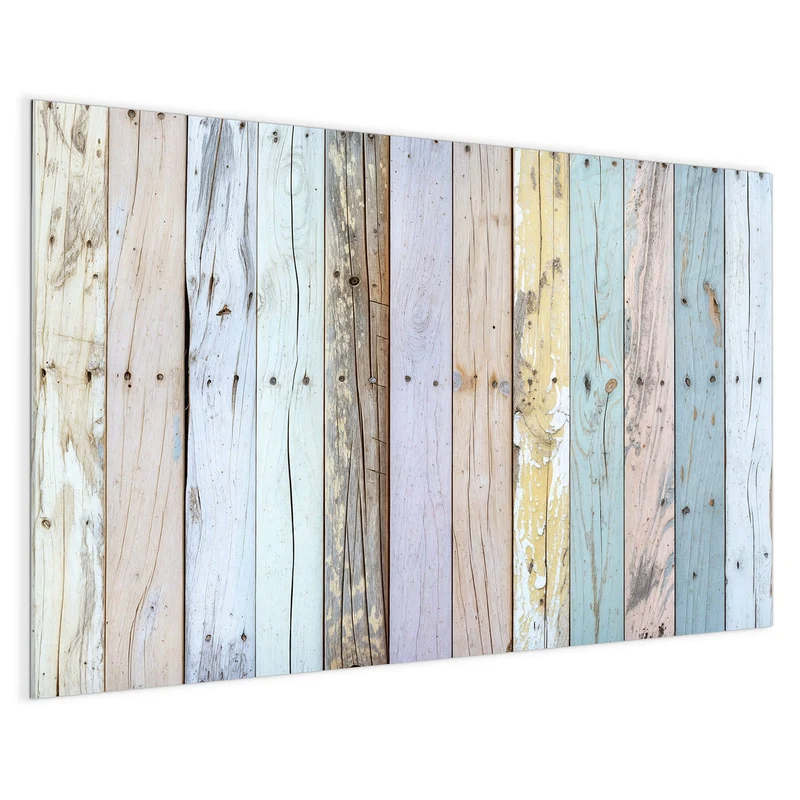 Magnettafel - Holzbretter in Pastell