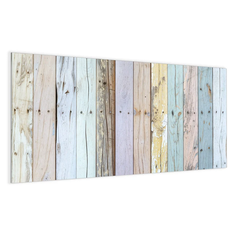 Magnettafel - Holzbretter in Pastell
