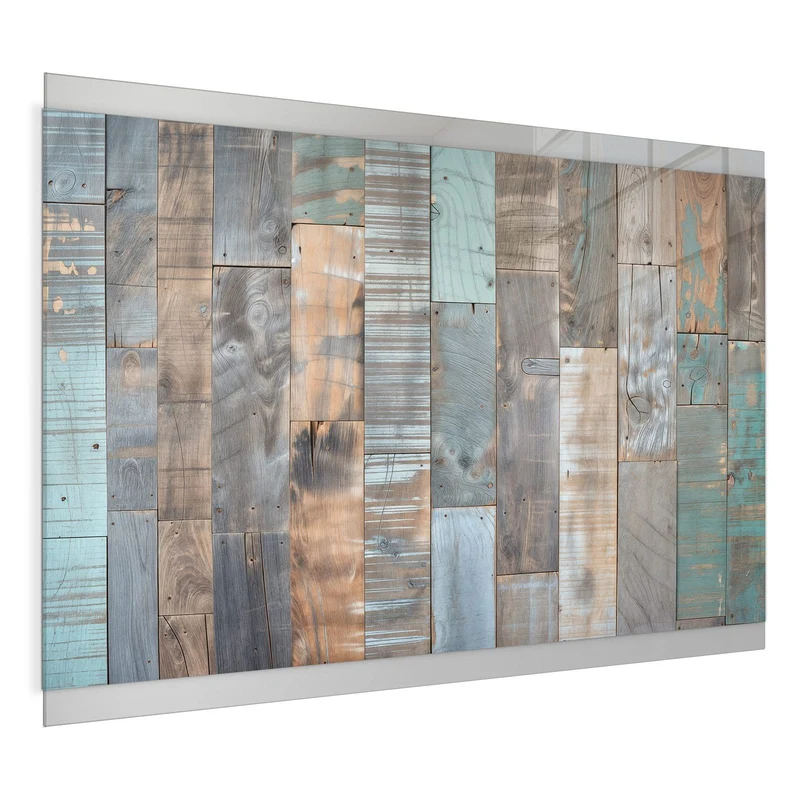 Magnettafel - Patchwork aus Altholz