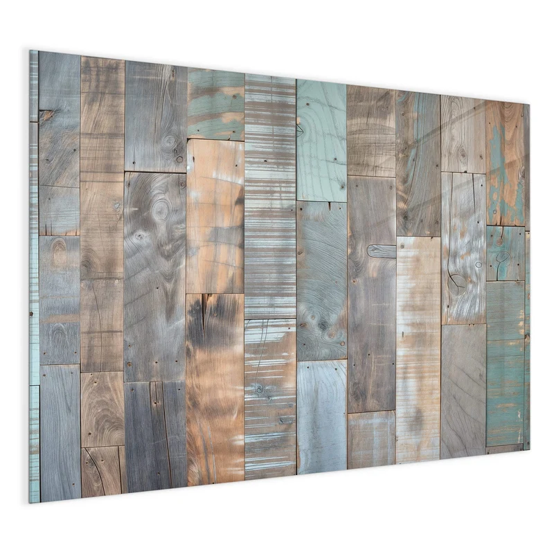 Magnettafel - Patchwork aus Altholz