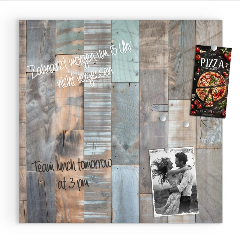 Magnettafel - Patchwork aus Altholz