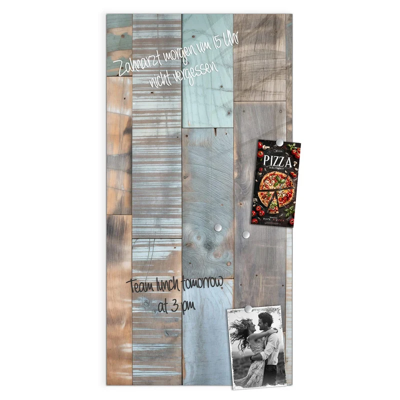 Magnettafel - Patchwork aus Altholz