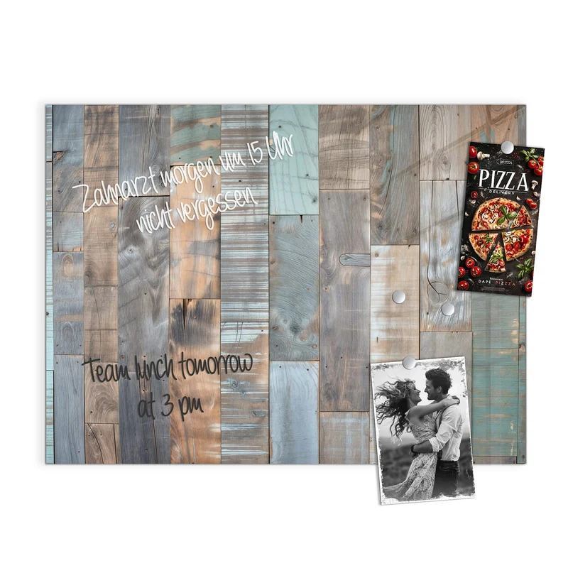 Magnettafel - Patchwork aus Altholz