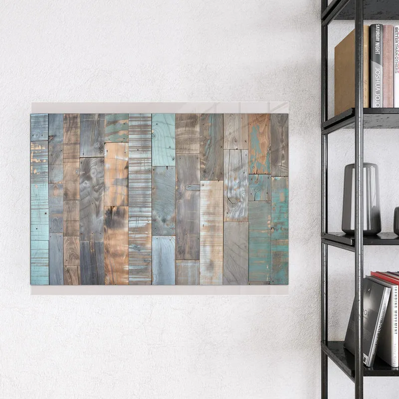 Magnettafel - Patchwork aus Altholz