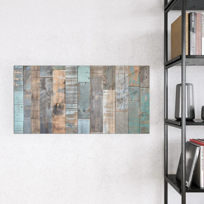 Magnettafel - Patchwork aus Altholz