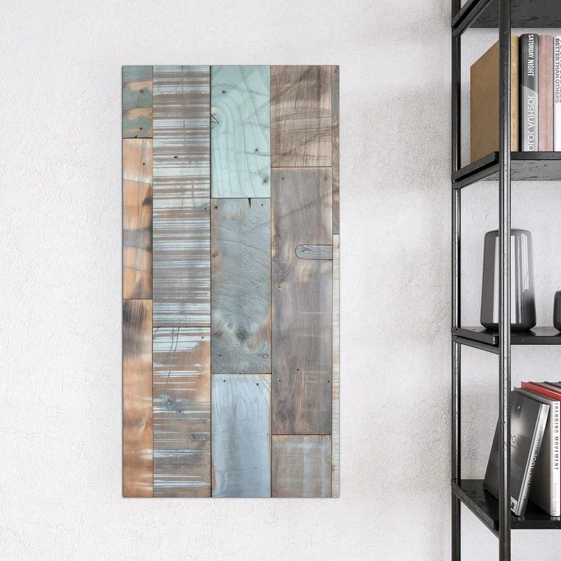 Magnettafel - Patchwork aus Altholz