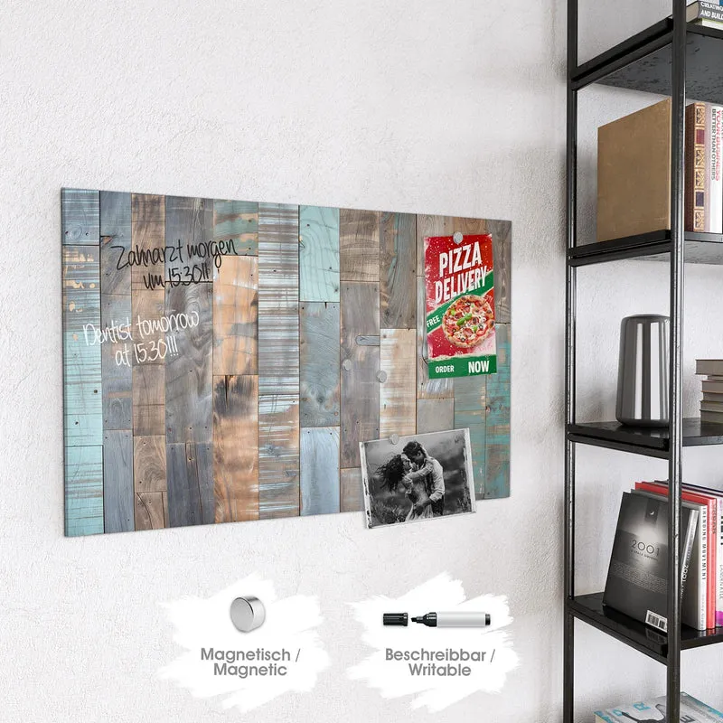 Magnettafel - Patchwork aus Altholz