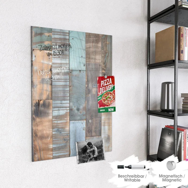 Magnettafel - Patchwork aus Altholz