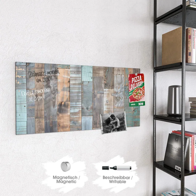 Magnettafel - Patchwork aus Altholz