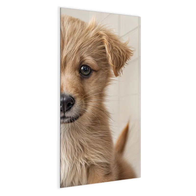 Magnettafel - Flauschiger Welpe
