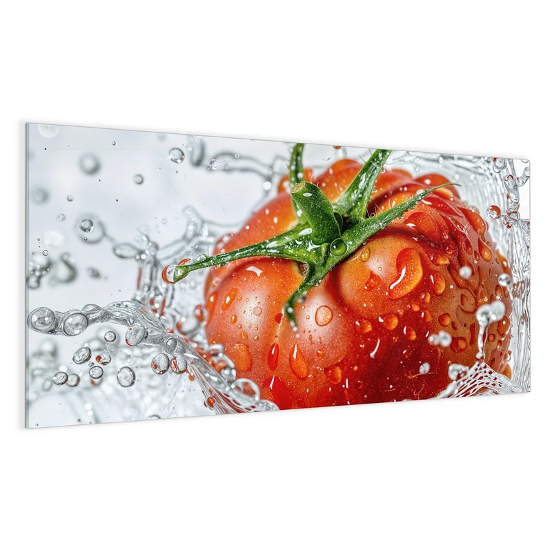Magnettafel - Tomate im Wasser