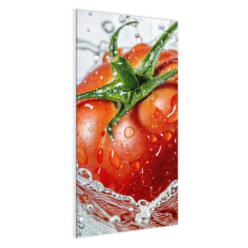 Magnettafel - Tomate im Wasser
