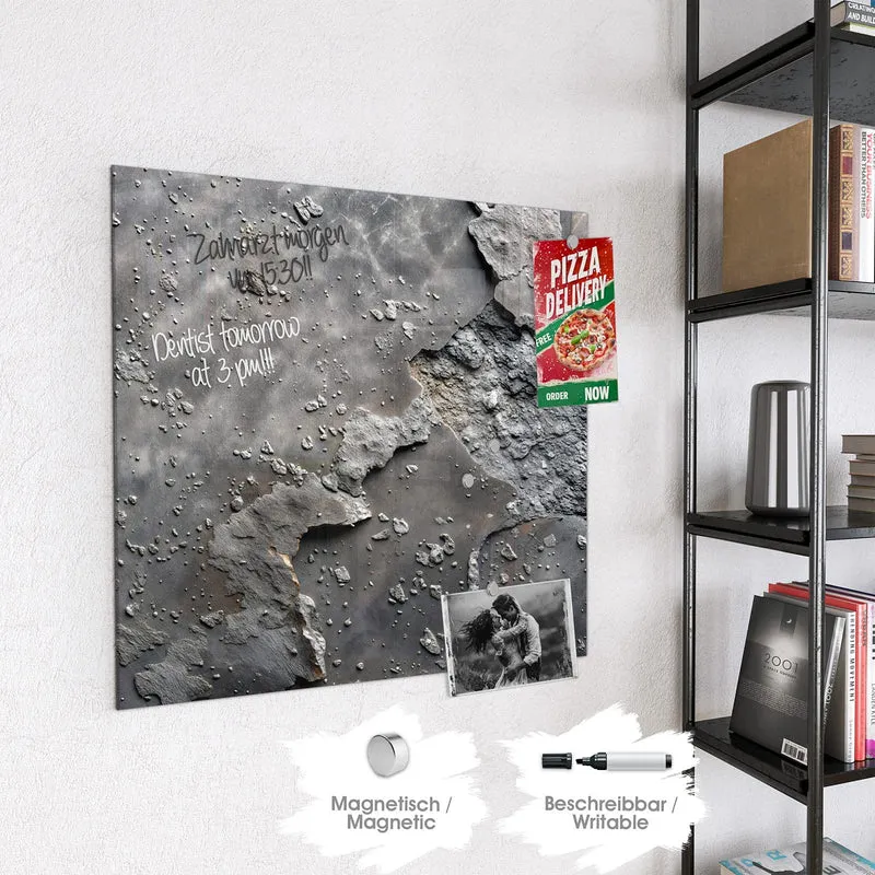 Magnettafel - Rauer Beton