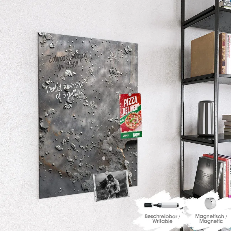 Magnettafel - Rauer Beton