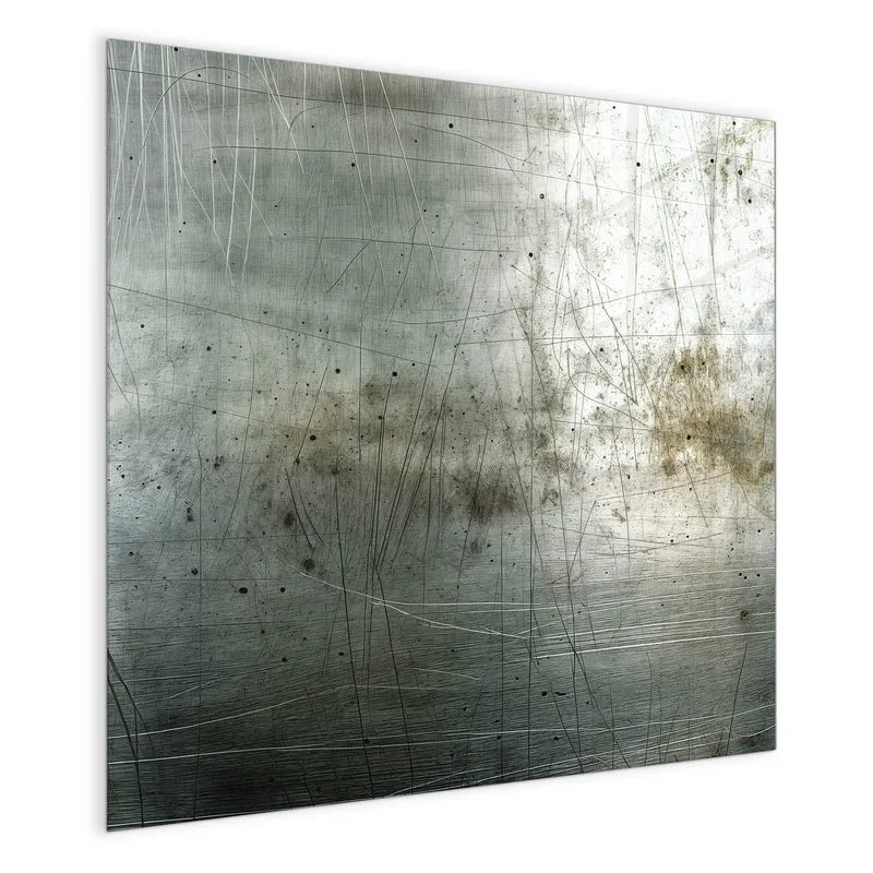 Magnettafel - Zerkratzter Stahl