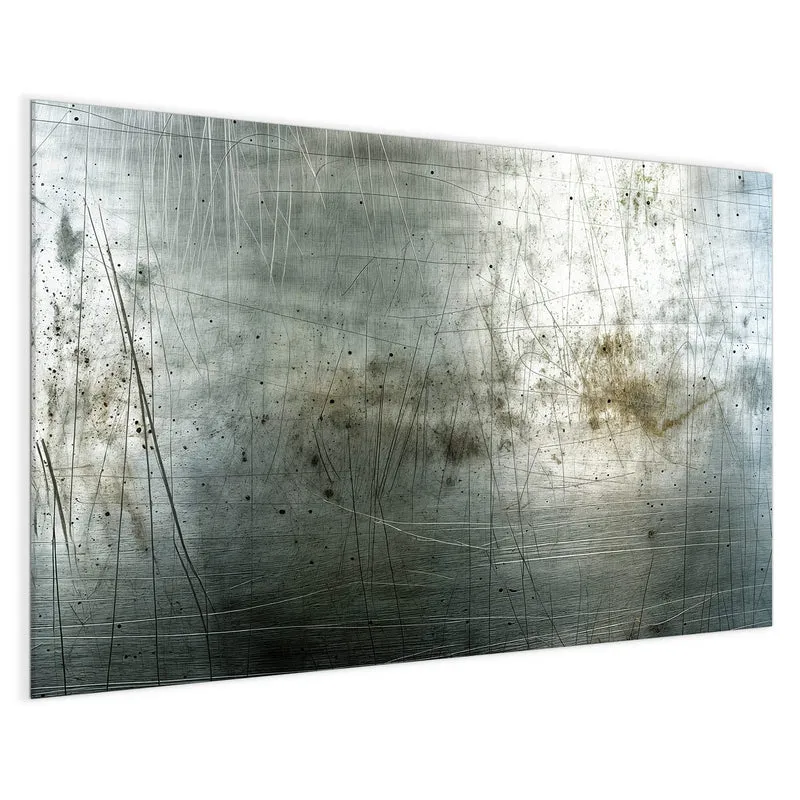 Magnettafel - Zerkratzter Stahl