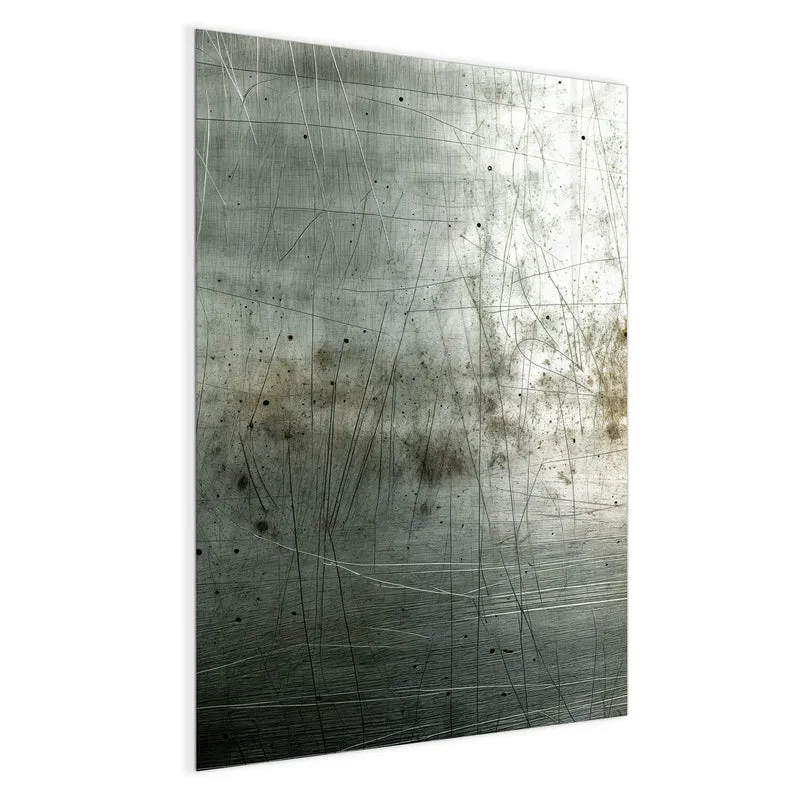 Magnettafel - Zerkratzter Stahl