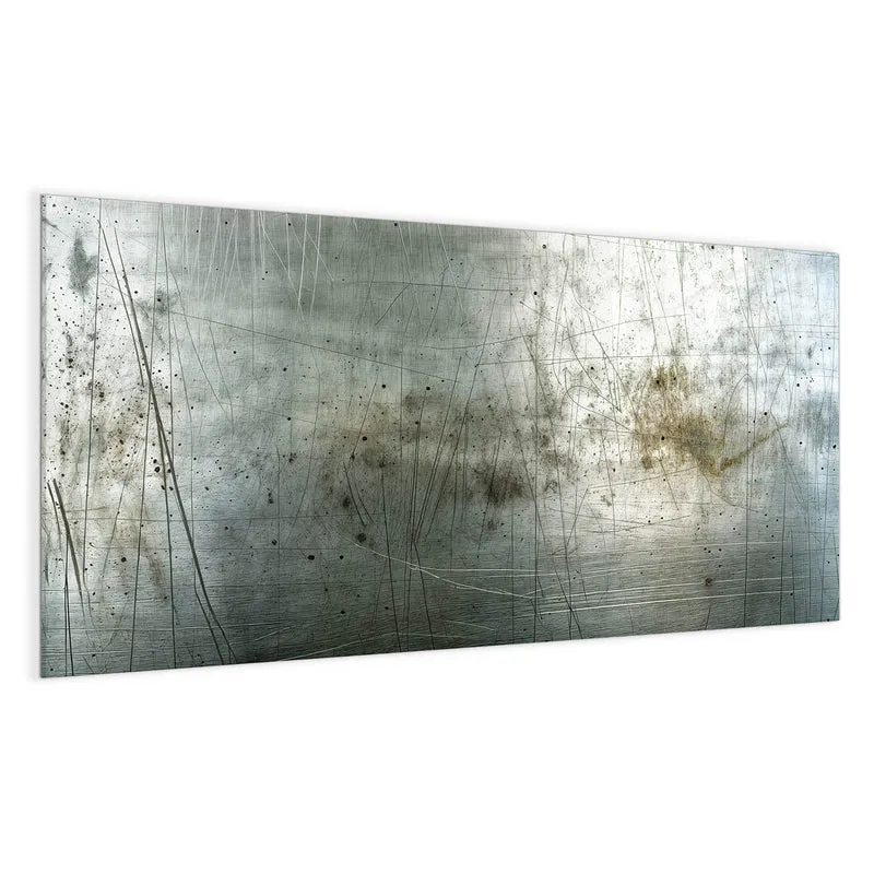 Magnettafel - Zerkratzter Stahl