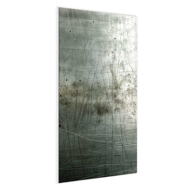 Magnettafel - Zerkratzter Stahl