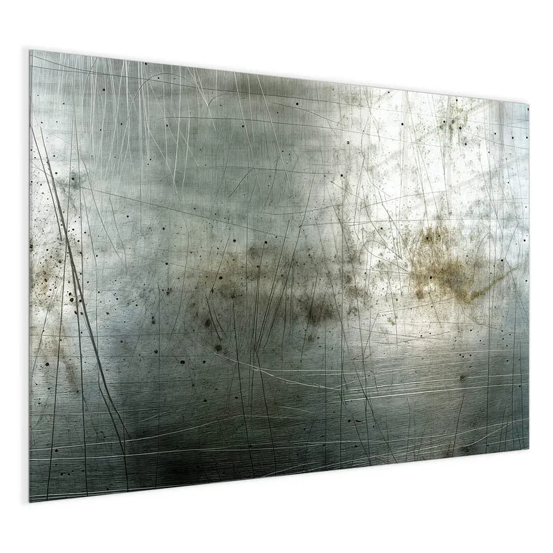 Magnettafel - Zerkratzter Stahl