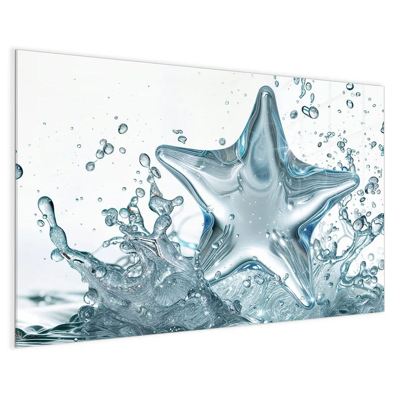 Magnettafel - Stern aus Wasser