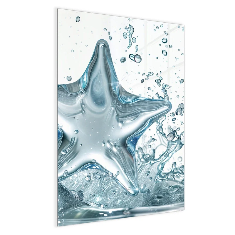 Magnettafel - Stern aus Wasser