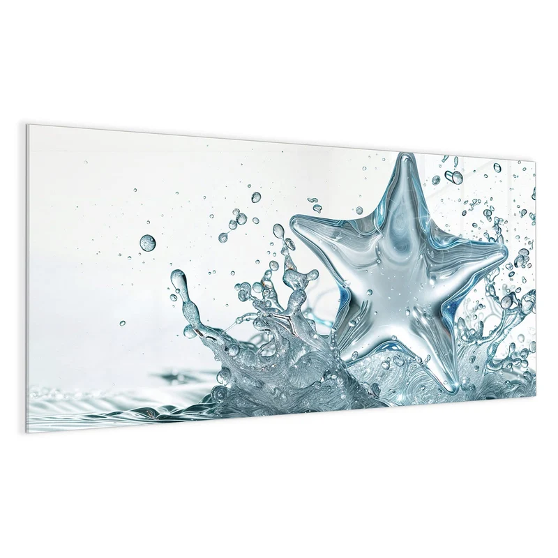 Magnettafel - Stern aus Wasser