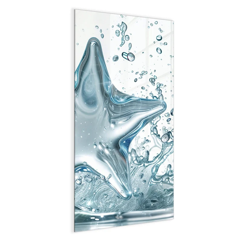 Magnettafel - Stern aus Wasser