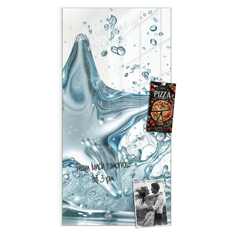 Magnettafel - Stern aus Wasser