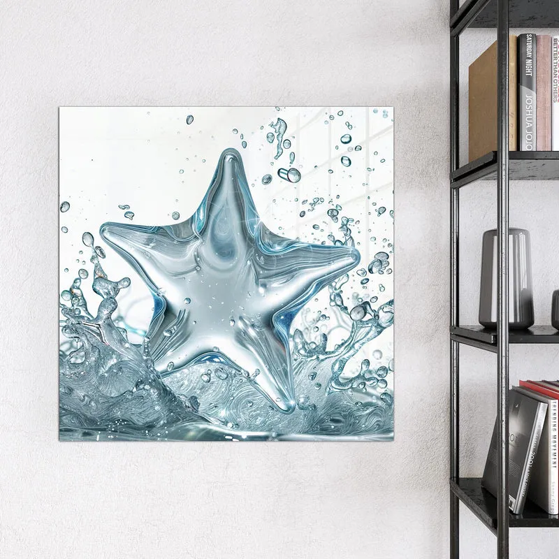 Magnettafel - Stern aus Wasser