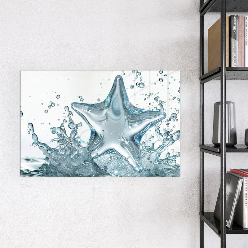 Magnettafel - Stern aus Wasser