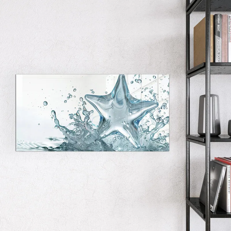 Magnettafel - Stern aus Wasser