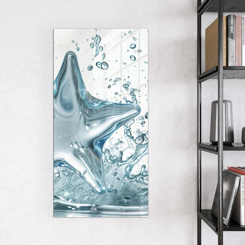 Magnettafel - Stern aus Wasser