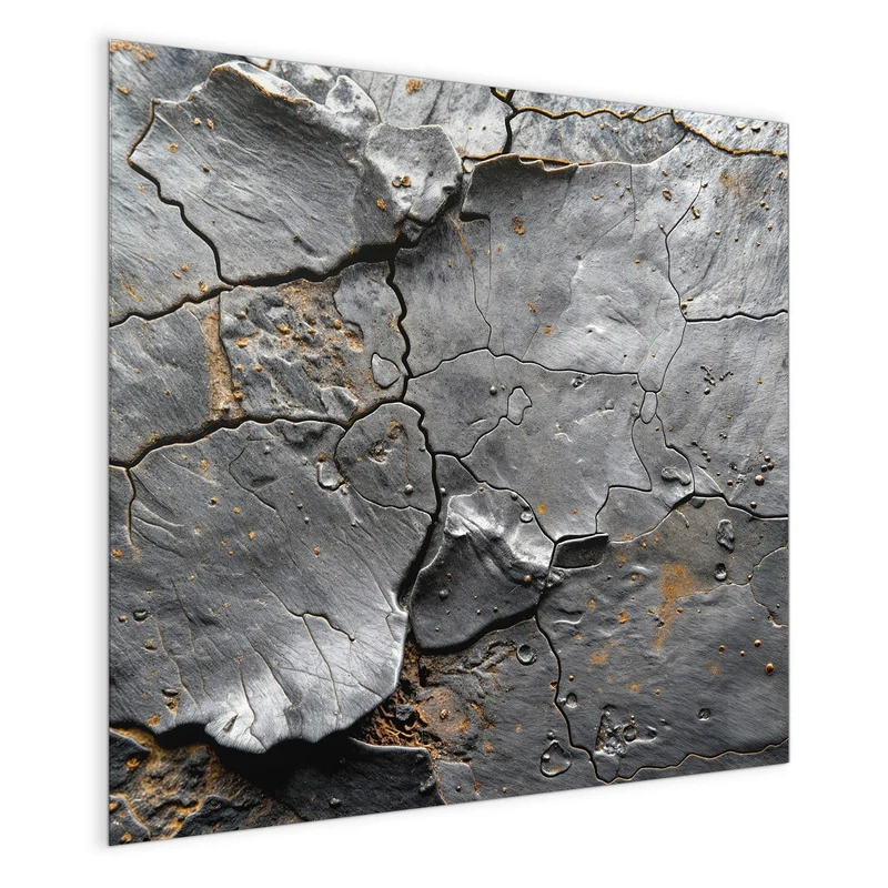 Magnettafel - Schiefer mit Rostspuren