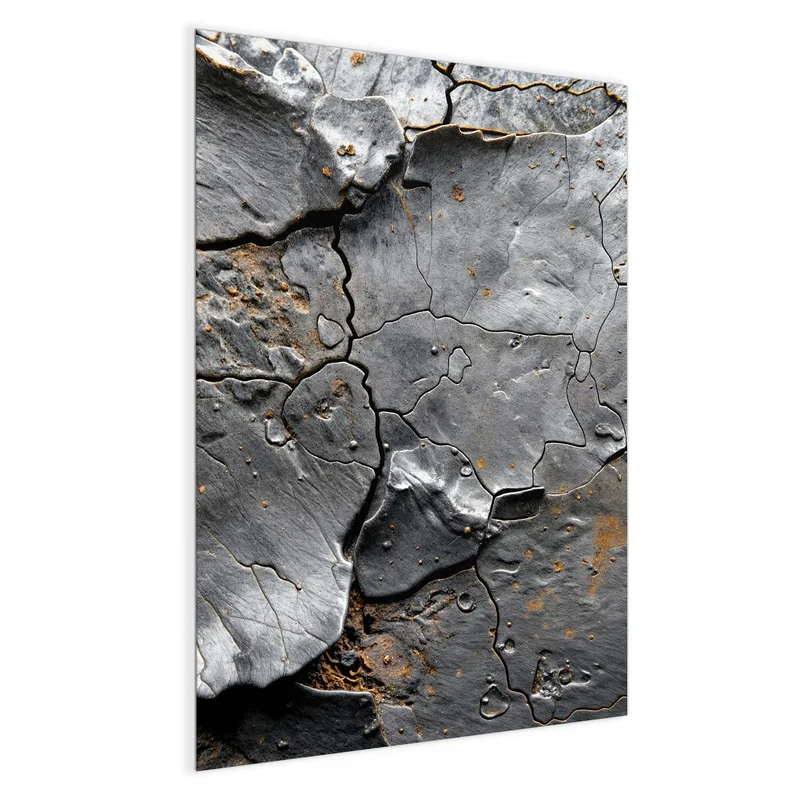 Magnettafel - Schiefer mit Rostspuren