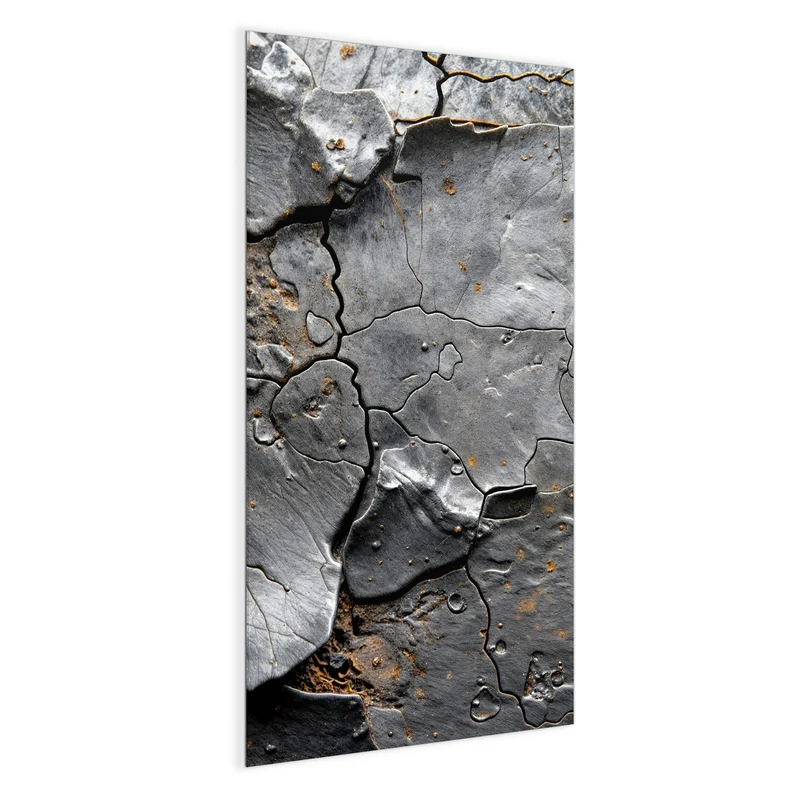 Magnettafel - Schiefer mit Rostspuren