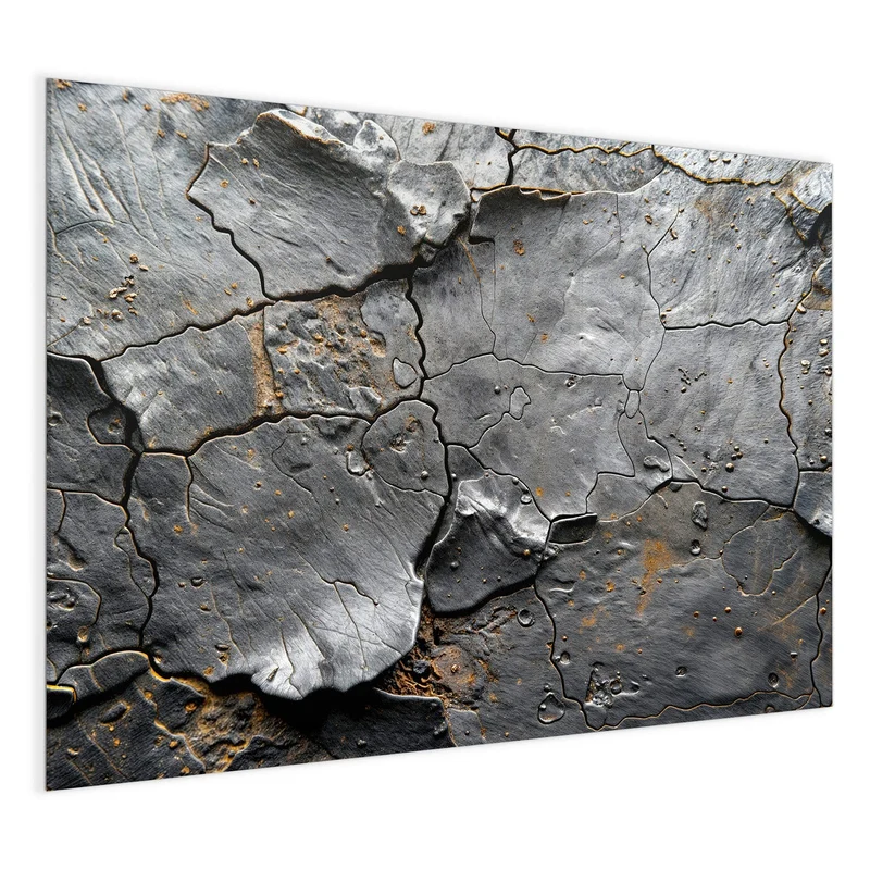 Magnettafel - Schiefer mit Rostspuren