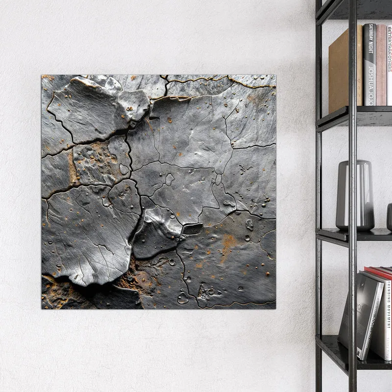 Magnettafel - Schiefer mit Rostspuren