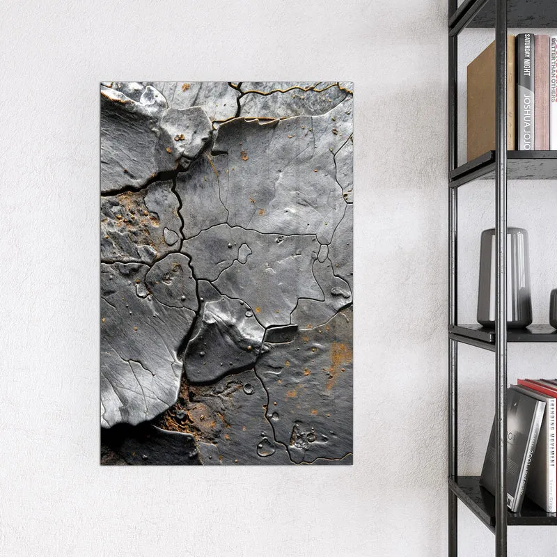 Magnettafel - Schiefer mit Rostspuren