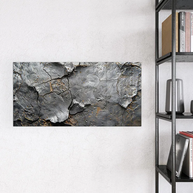 Magnettafel - Schiefer mit Rostspuren