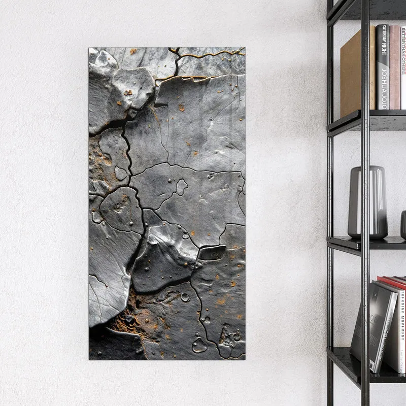 Magnettafel - Schiefer mit Rostspuren