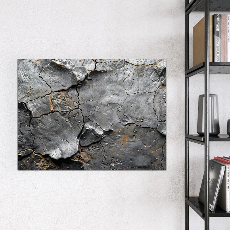 Magnettafel - Schiefer mit Rostspuren