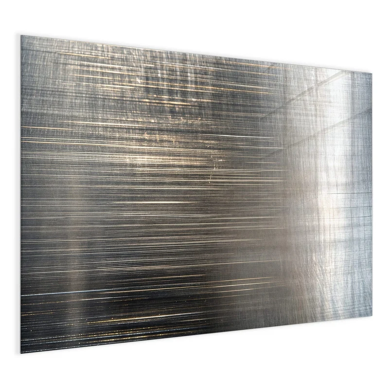 Magnettafel - Gebürstetes Metall