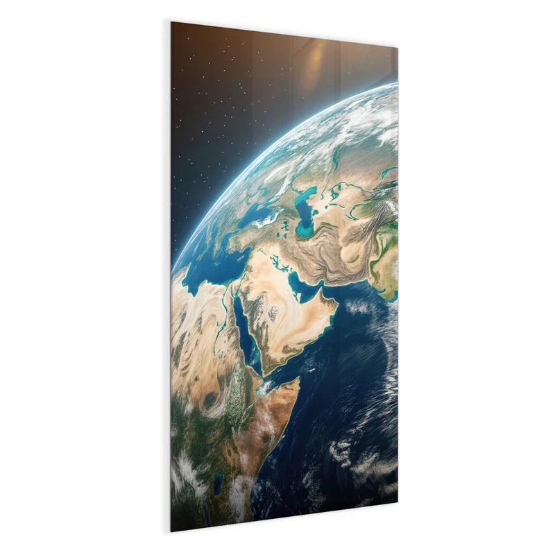 Magnettafel - Erdkugel mit Kontinenten