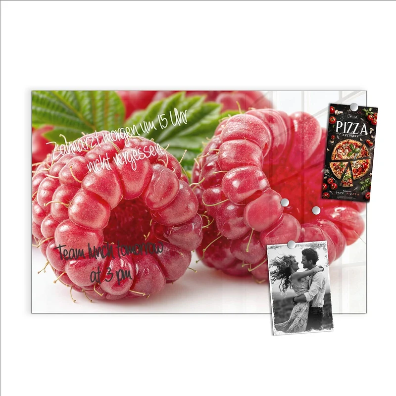 Magnettafel - Saftige Himbeeren