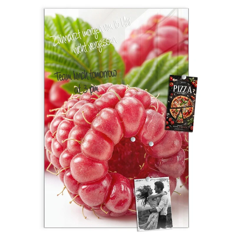 Magnettafel - Saftige Himbeeren